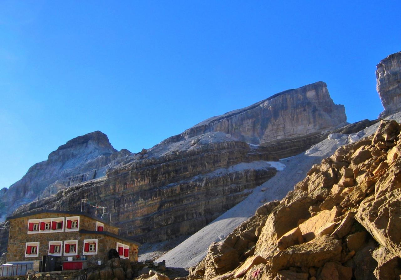 Arrivée au refuge des Sarradets